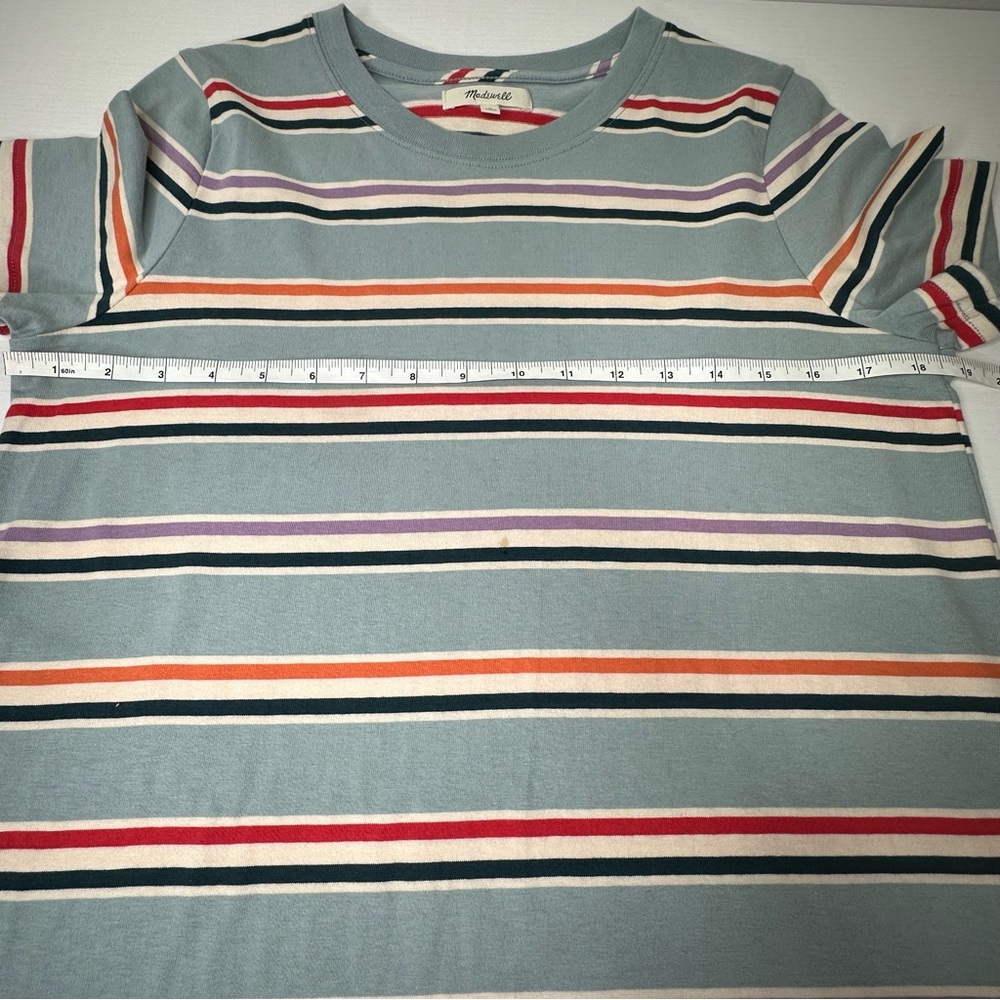 Madewell Women’s Tee Dress in Alchester Stripe Size Small - Picture 9 of 9